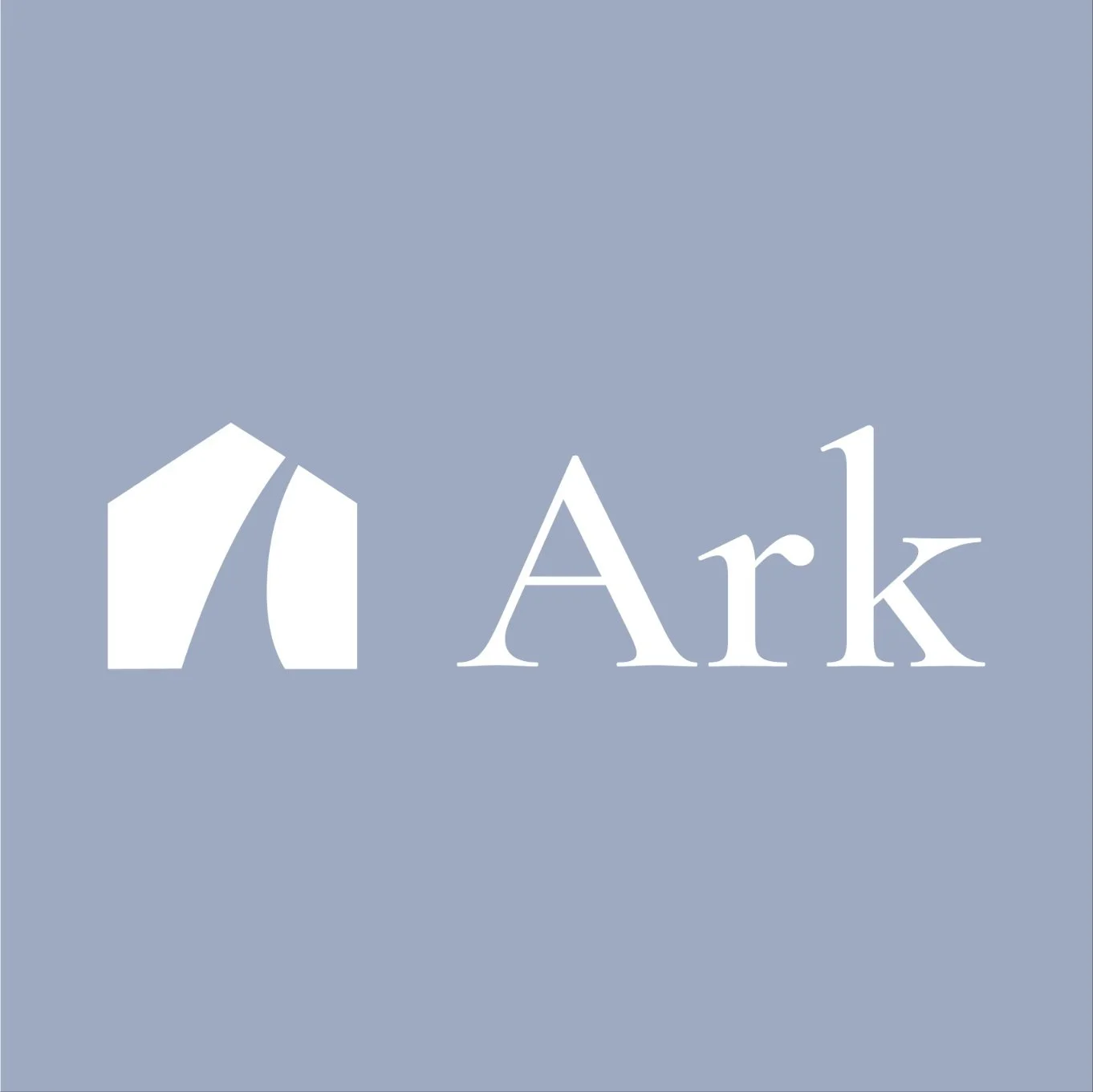 Gray background with white stylized mountain graphic and the word 'Ark' in white text. ARK CHURCH SEOUL