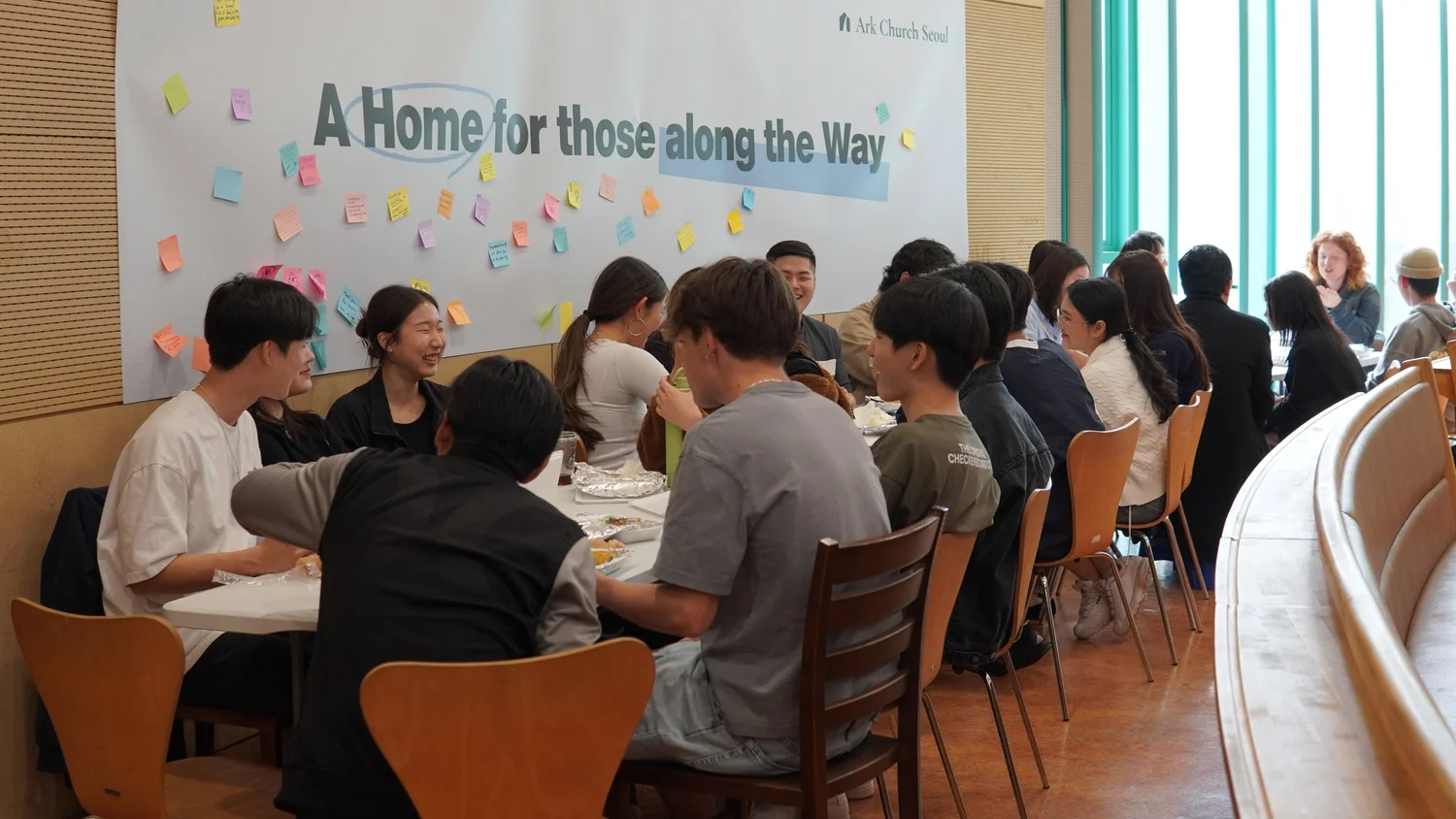 vibrant community authentic fellowship over food and company